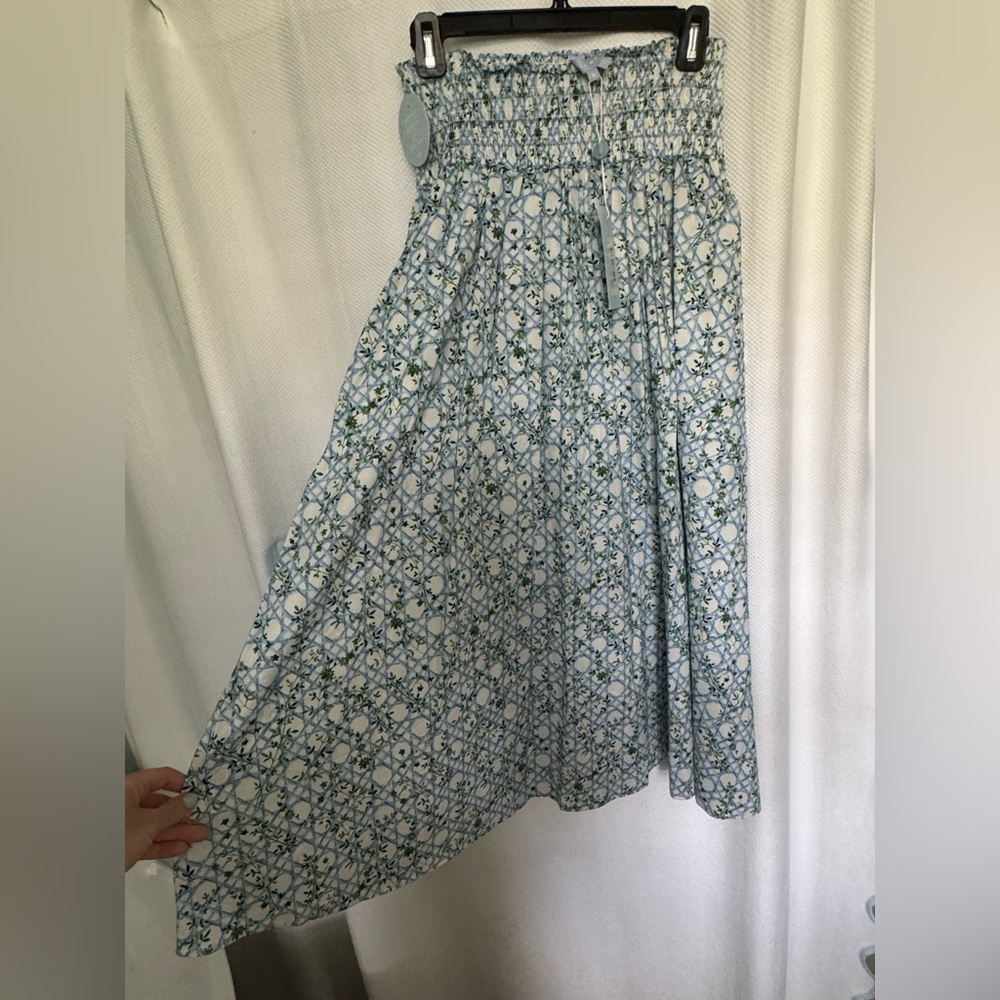 Hill House Delphine Skirt - Basketweave Vine